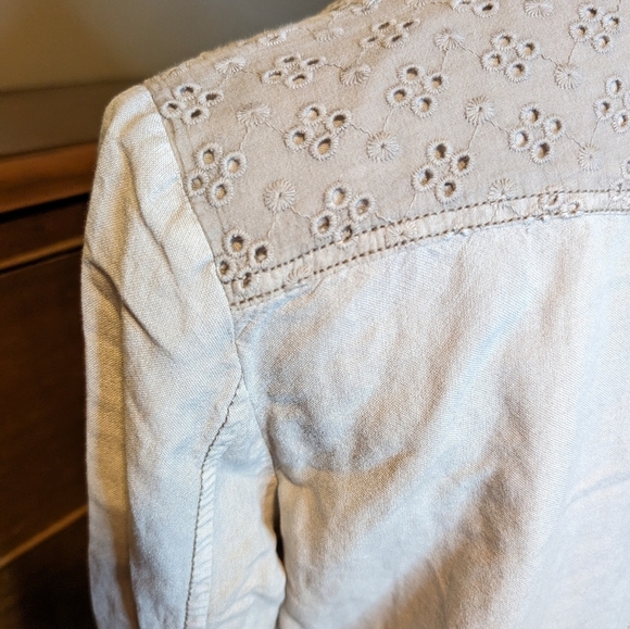 MAURICES Linen Boho BOXY Jacket - Picture 3 of 14